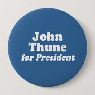 CHAPA REDONDA DE 10 CM JOHN THUNE PARA PRESIDENTE