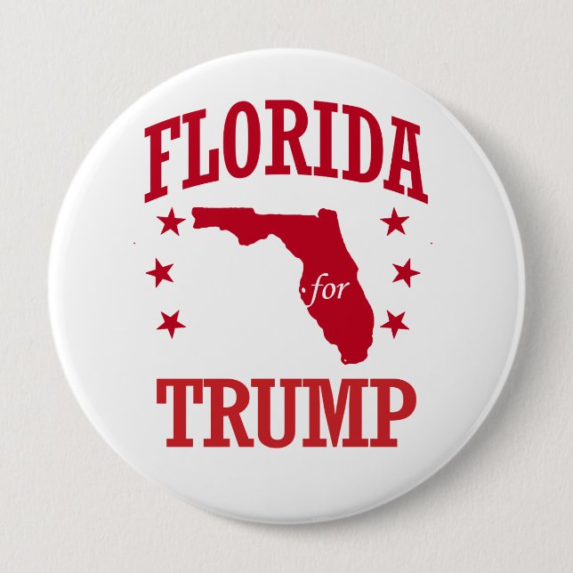 CHAPA REDONDA DE 10 CM LA FLORIDA PARA DONALD TRUMP (Anverso)