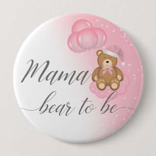 Chapa Redonda De 10 Cm La Mamá Rosa Tiene Que Ser Chica De Oso Sumiso Bab