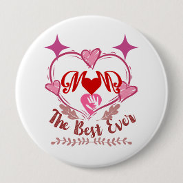 Chapa Redonda De 10 Cm La mejor mamá de la historia