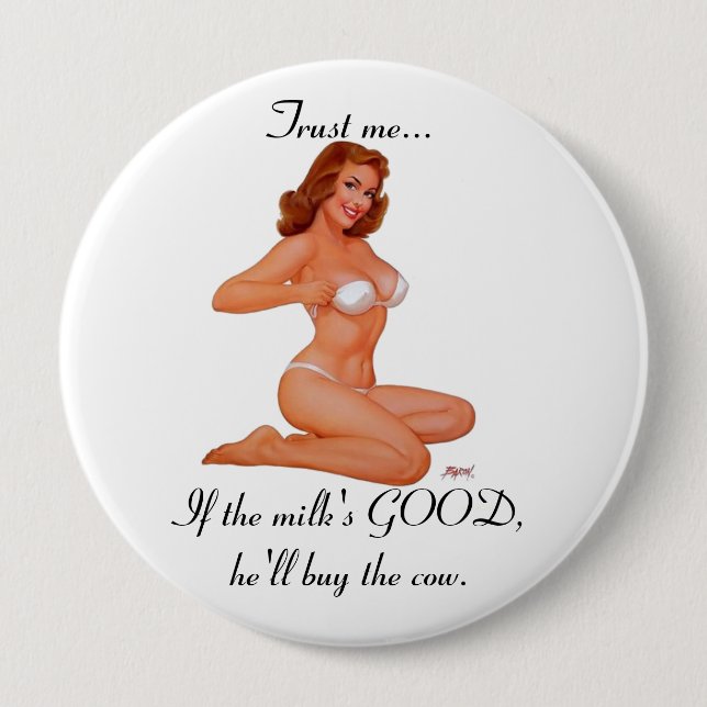 Chapa Redonda De 10 Cm ¡Leche libre! (Anverso)