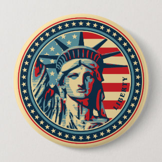 Chapa Redonda De 10 Cm ¡Libertad para todos!