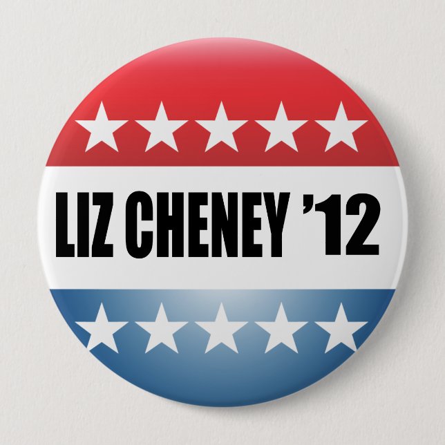 CHAPA REDONDA DE 10 CM LIZ CHENEY (Anverso)