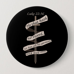 Chapa Redonda De 10 Cm Luke Advice compra una espada