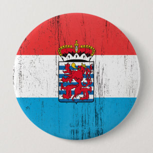 Chapa Redonda De 10 Cm Luxemburgo belga
