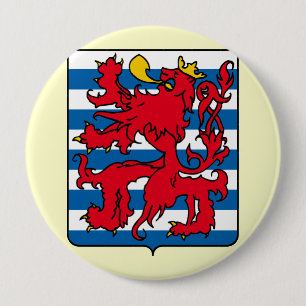 Chapa Redonda De 10 Cm Luxemburgo, Bélgica
