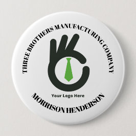Chapa Redonda De 10 Cm Marcas de esquí | Identidad corporativa oficial de