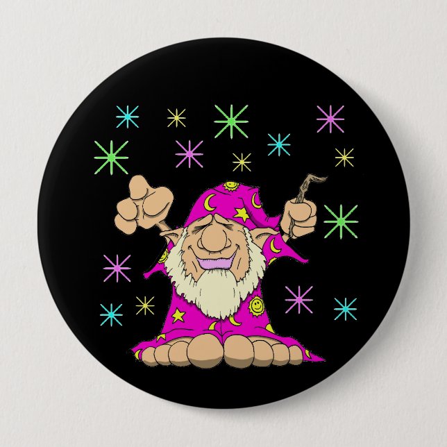 Chapa Redonda De 10 Cm Marvin (Anverso)