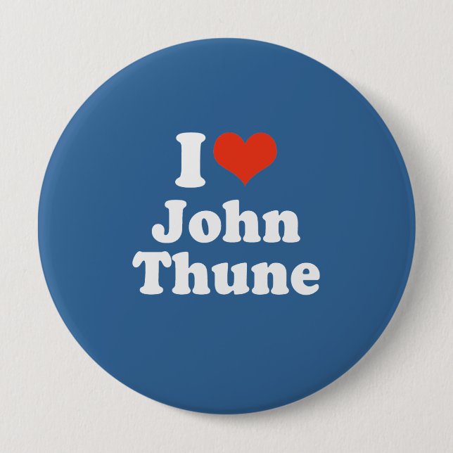 CHAPA REDONDA DE 10 CM ME ENCANTA JOHN THUNE (Anverso)