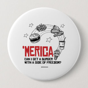 Chapa Redonda De 10 Cm Merica - ¿Puedo conseguir una hamburguesa con un l
