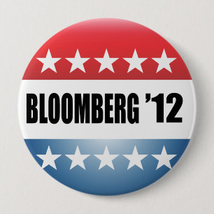 CHAPA REDONDA DE 10 CM MICHAEL BLOOMBERG