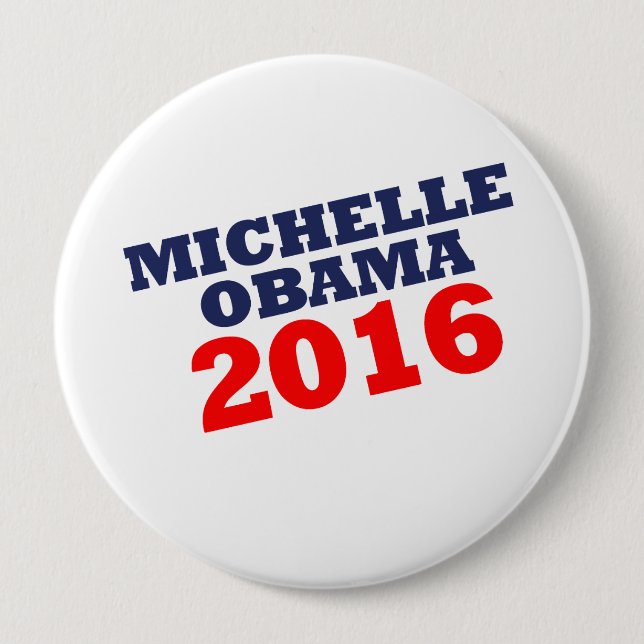 Chapa Redonda De 10 Cm MICHELL OBAMA 2016.png (Anverso)