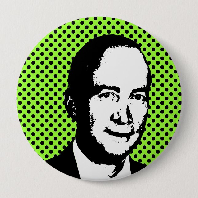 Chapa Redonda De 10 Cm Mitch Daniels 2012 (Anverso)