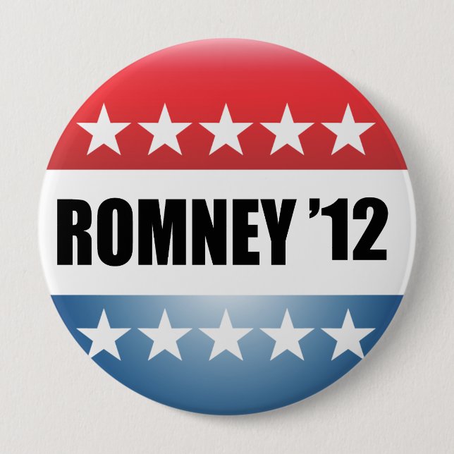 CHAPA REDONDA DE 10 CM MITT ROMNEY (Anverso)