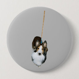 Chapa Redonda De 10 Cm Mop Dog