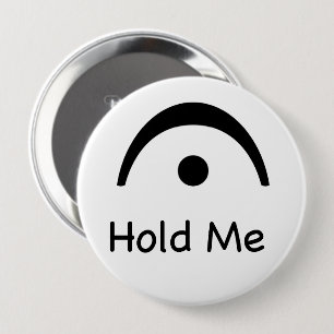Chapa Redonda De 10 Cm Música Hold Me Fermata