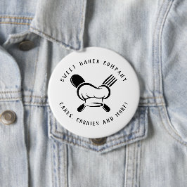 Chapa Redonda De 10 Cm Negocio Moderno de Panadería Dulce