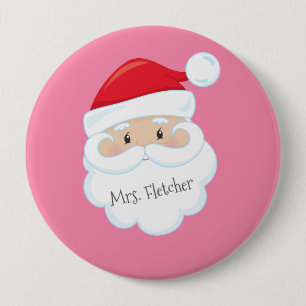 Chapa Redonda De 10 Cm Nombre de Santa Face en barba