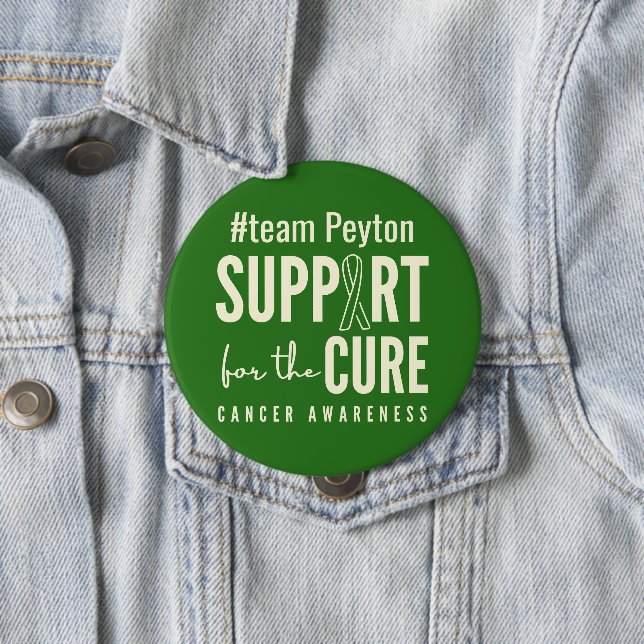 Chapa Redonda De 10 Cm nombre personalizado de detección de cáncer Botone (In situ)