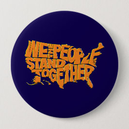 Chapa Redonda De 10 Cm Nosotros, el pueblo, unidos