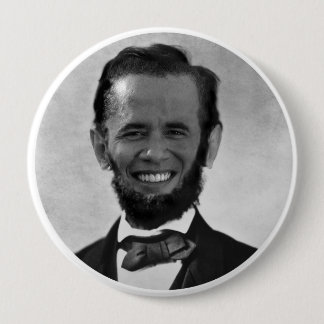 CHAPA REDONDA DE 10 CM OBAMA LINCOLN