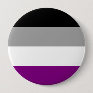 Chapa Redonda De 10 Cm Orgullo asexual