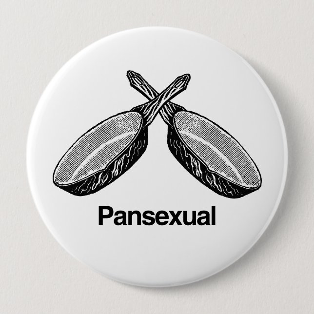 Chapa Redonda De 10 Cm Pansexual - (Anverso)