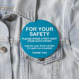 Chapa Redonda De 10 Cm Para su seguridad