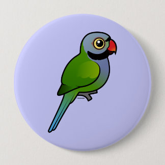 Chapa Redonda De 10 Cm Parakeet de Derbyan