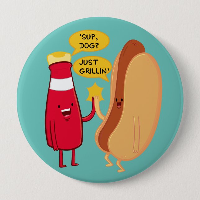 Chapa Redonda De 10 Cm ¿'Perro del sorbo? (Anverso)