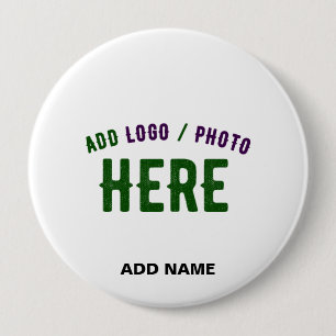 CHAPA REDONDA DE 10 CM PERSONALIZABLE MODERNO ESTILO BLANCO VERIFICADO MA