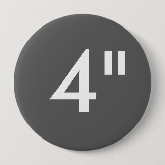 Chapa Redonda De 10 Cm Personalizado 4" plantilla redonda enorme del