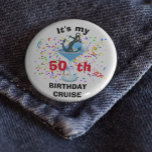 Chapa Redonda De 10 Cm Personalizado Mi Anchuelo De Cócteles De Cumpleaño<br><div class="desc">Este diseño puede ser personalizado en el área proporcionada cambiando la foto y/o el texto. O puede personalizarse haciendo clic en Personalizar esta plantilla y, a continuación, eligiendo la opción de hacer clic en el personalizar y eliminando o cambiando el color del fondo, agregando texto, cambiando el color o estilo...</div>