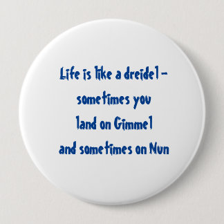 Chapa Redonda De 10 Cm Pin Hanukah