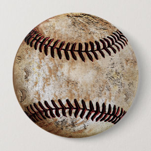 Chapa Redonda De 10 Cm Pines de béisbol viejos rústicos BARATOS Compra 1 