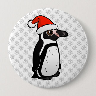 Chapa Redonda De 10 Cm Pingüino Humboldt