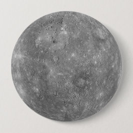 Chapa Redonda De 10 Cm Planet Mercury