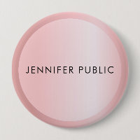 Plantilla de monograma de oro Rosa personalizada e
