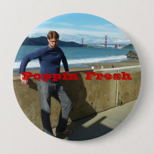 Chapa Redonda De 10 Cm Poppin fresco
