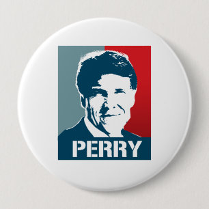 CHAPA REDONDA DE 10 CM POSTER DE RICK PERRY