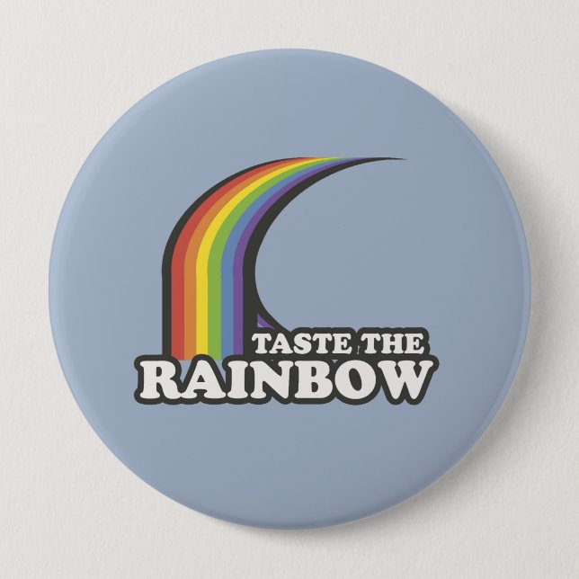 Chapa Redonda De 10 Cm PROBAR EL RAINBOW - .png (Anverso)