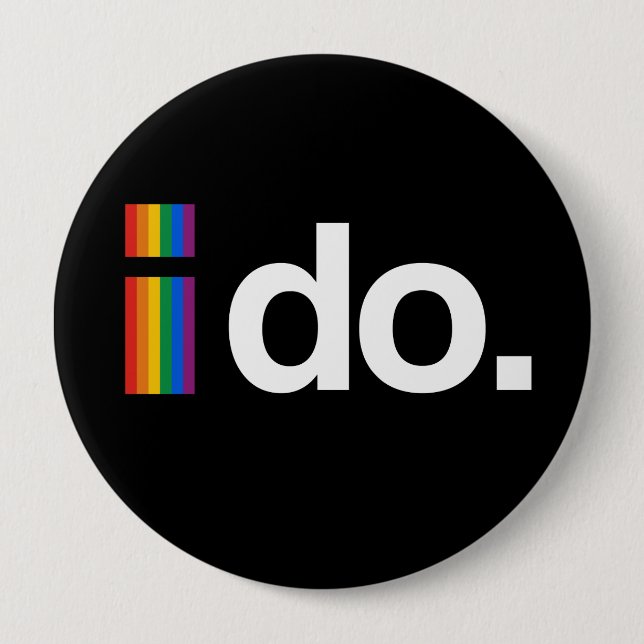 CHAPA REDONDA DE 10 CM QUIERO CASARME. (Anverso)