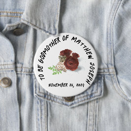 Chapa Redonda De 10 Cm Relación con Boutoniere