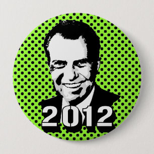 Chapa Redonda De 10 Cm Richard Nixon 2012