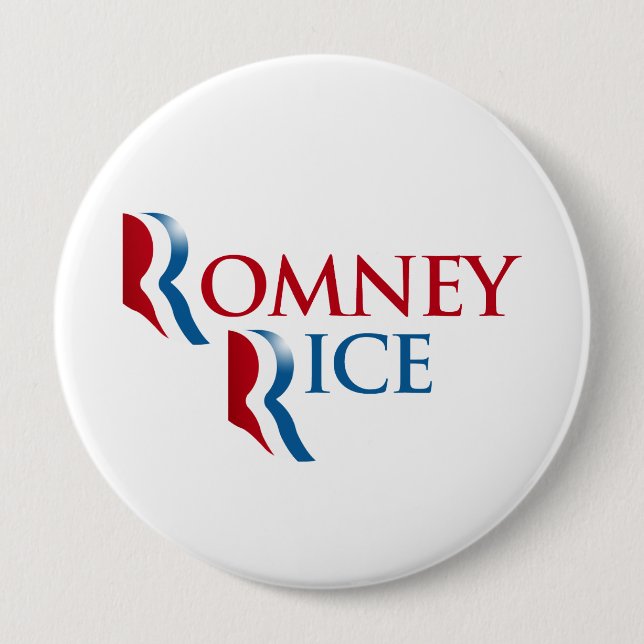 Chapa Redonda De 10 Cm ROMNEY OFICIAL RICE.png (Anverso)