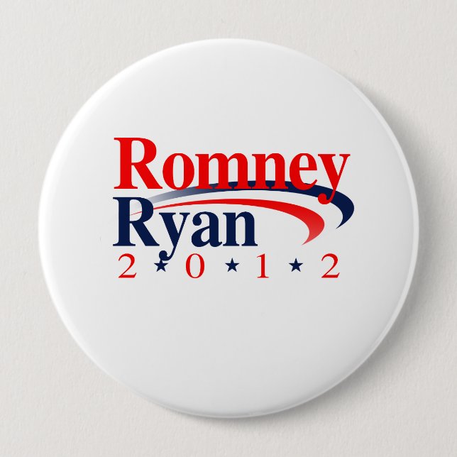 Chapa Redonda De 10 Cm ROMNEY RYAN VP SWEEP.png (Anverso)
