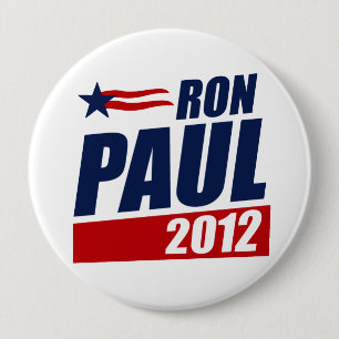 CHAPA REDONDA DE 10 CM RON PAUL 2012
