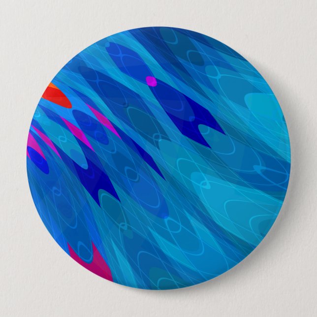 Chapa Redonda De 10 Cm Ropa de mar (Anverso)