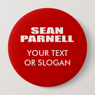 CHAPA REDONDA DE 10 CM SEAN PARNELL PARA EL GOBERNADOR