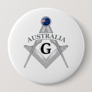 Chapa Redonda De 10 Cm señal de masonería australiana